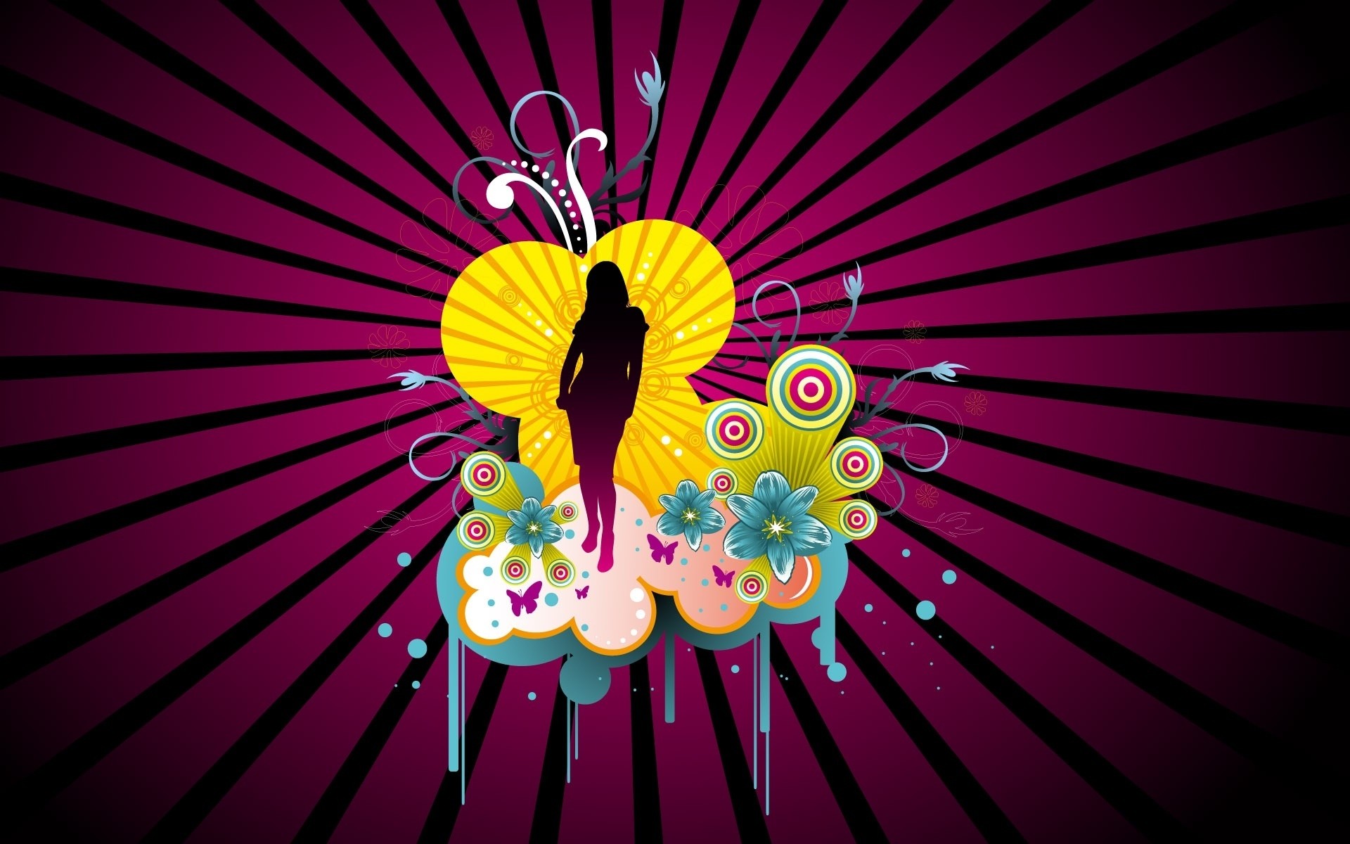 ілюстрація дизайн робочого столу анотація вектор графік свято силует любов фон