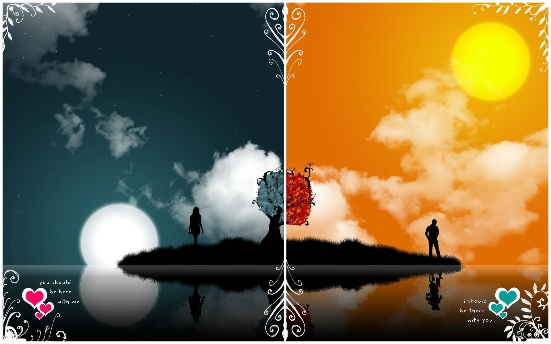небо силует на відкритому повітрі захід сонце природа сутінки гарну погоду темний любов повідомлення місяць озеро ніч острів