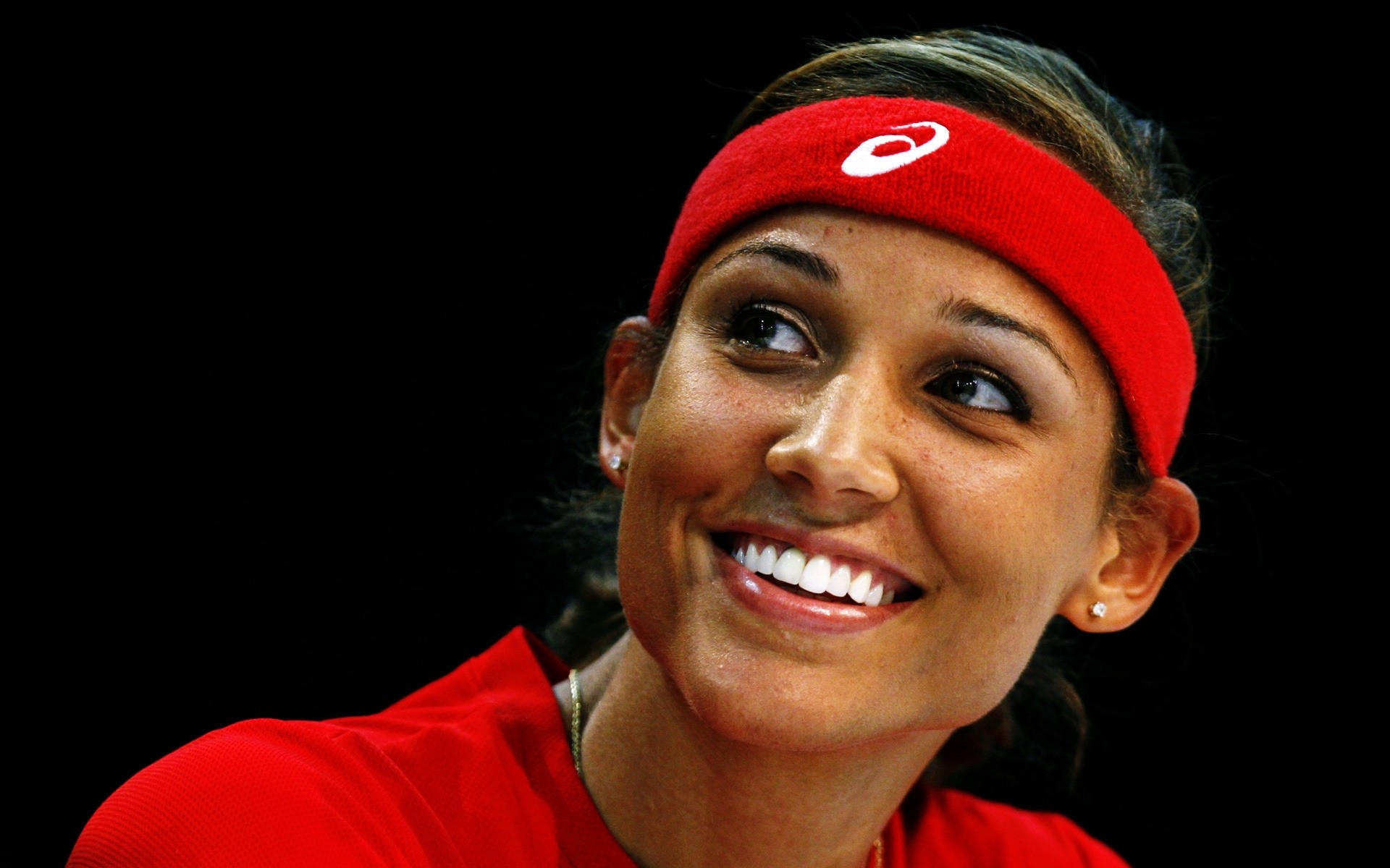 носити портрет один конкурс дорослий жінка вираз обличчя спортивне обладнання лорі джонс поле спортсмен відстежувати спортсмена