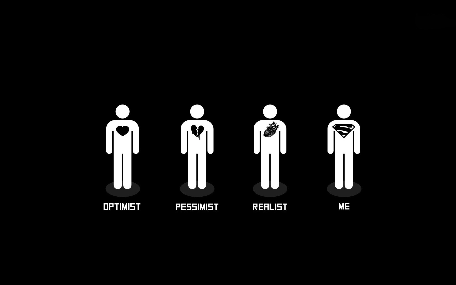 символ бізнес ілюстрація робочого столу ізольовані песимістичні настрої оптимістичний настрій реаліст