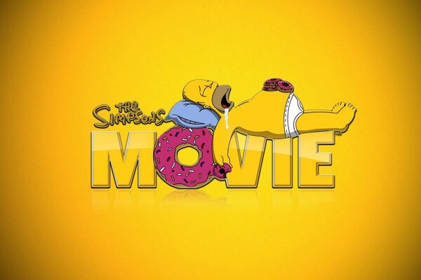 Simpsons. Мистецтво. Мультфільм. Вектор