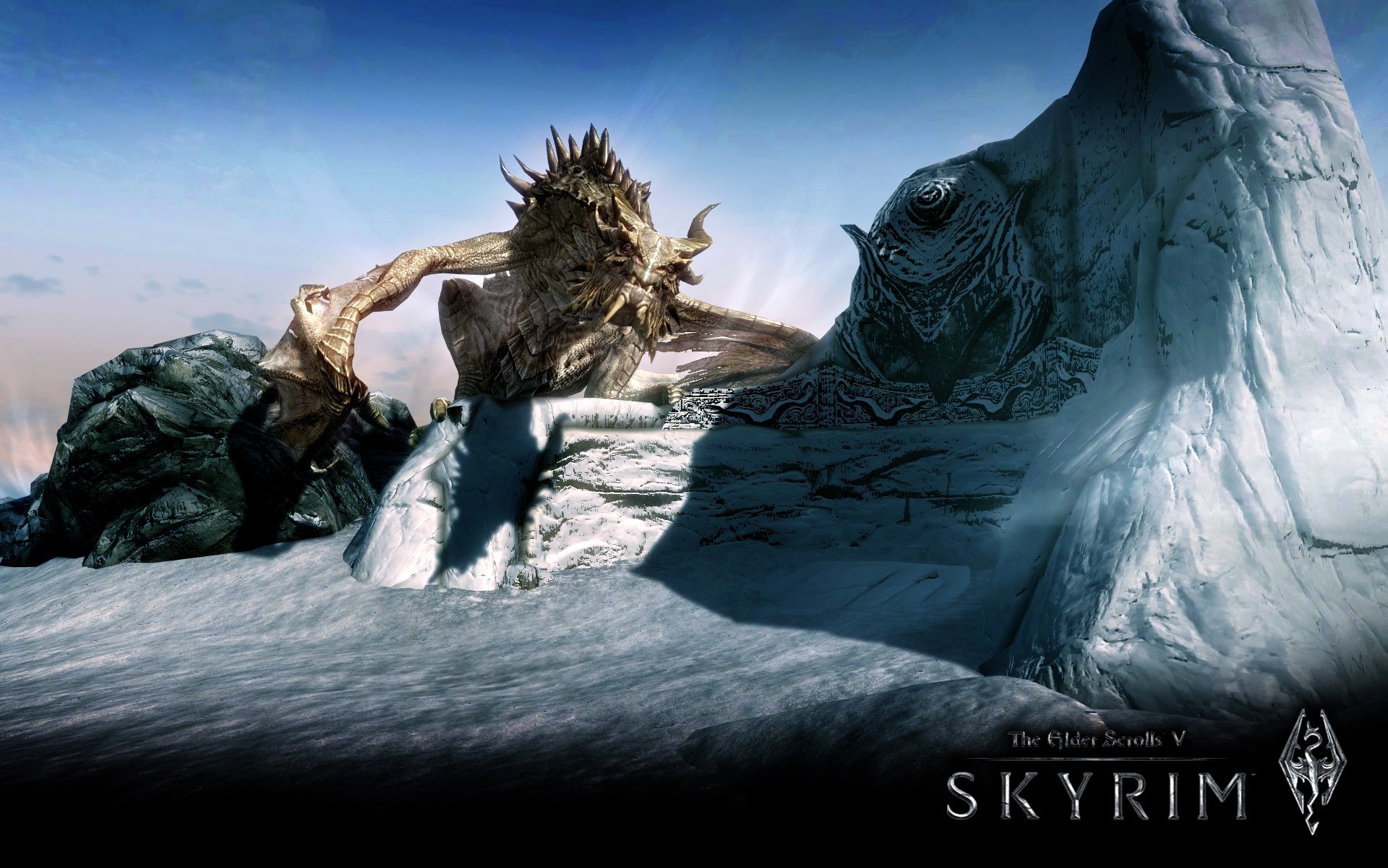 other games природа на відкритому повітрі сніг небо рок лід подорожі зима битва фантазія земля монстри