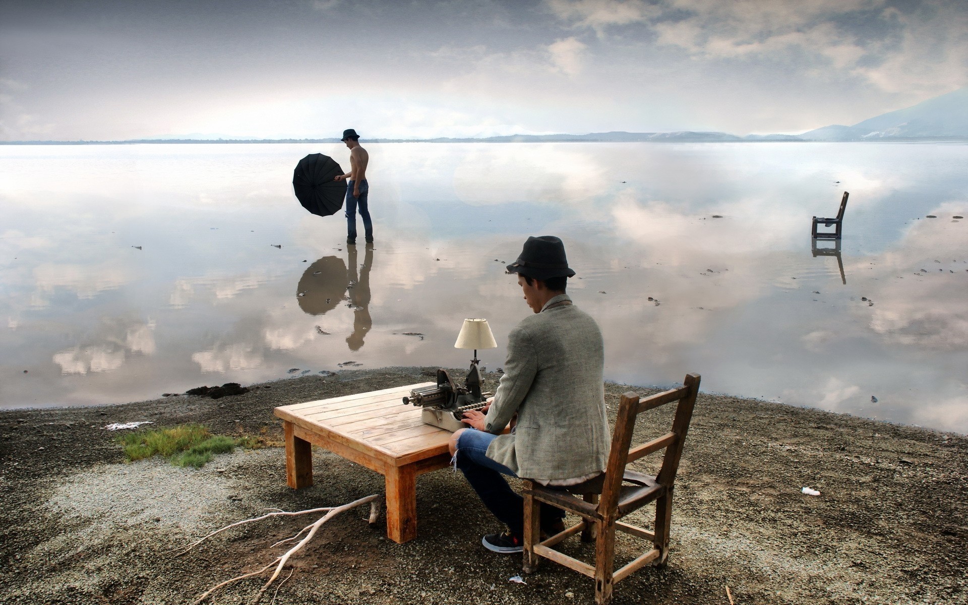 дорослий один небо на відкритому повітрі людина пейзаж парасолька життя стріляти життя