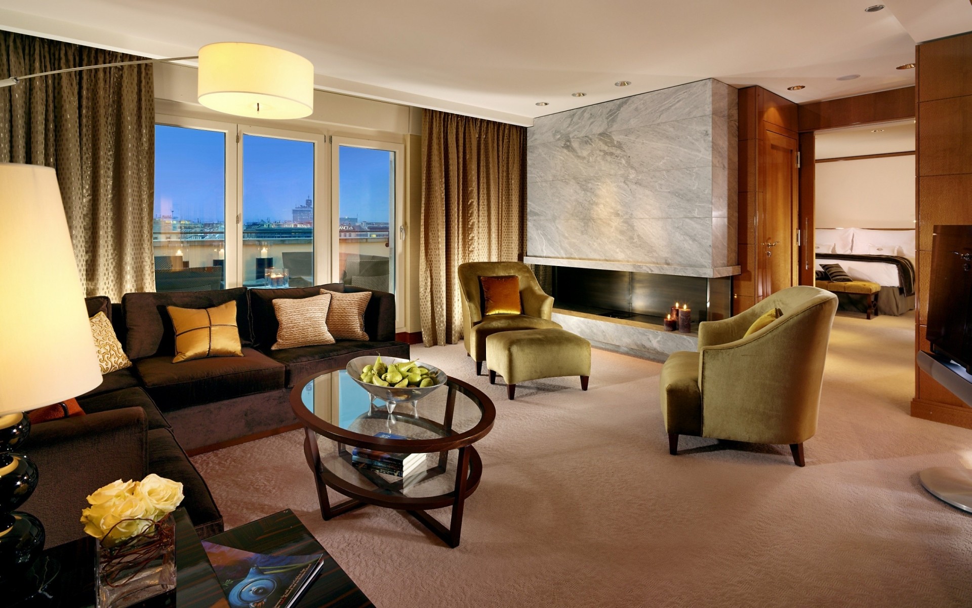 меблі номер в приміщенні таблиця стілець будинки підлога дизайн інтер єру вікна місце килим спальня диван сучасні ліжко завіса розкішні лампа подушка квартира крісло