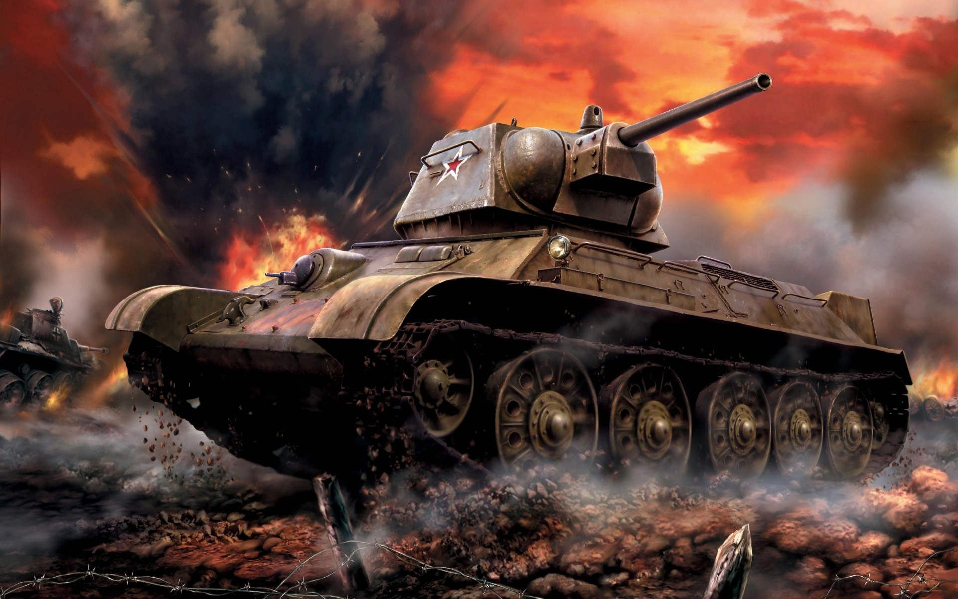 полум я військові автомобіль війни дим танк битва зброя армія транспортна система бойовий небезпека пістолет вогонь