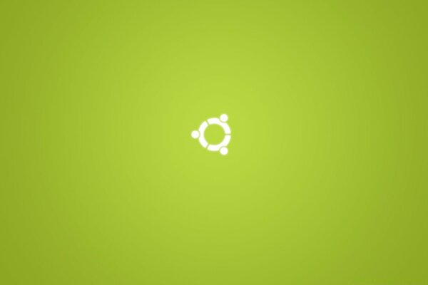 Linux лого на зеленому тлі