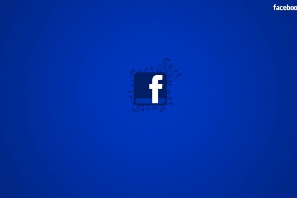 Заставка web сайту Facebook