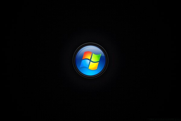 Значок Windows на чорному тлі